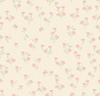 Tiny Floral Nightgown, Long Sleeve Mid Length