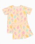 Popsicles 2 Piece Pajama Set, Short Sleeve Short Pants