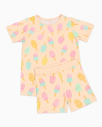 Popsicles 2 Piece Pajama Set, Short Sleeve Short Pants