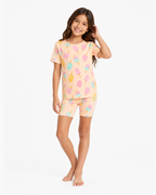 Popsicles 2 Piece Pajama Set, Short Sleeve Short Pants