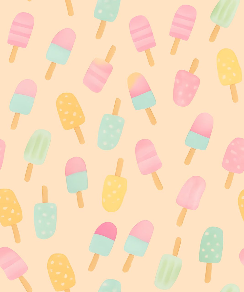 Popsicles Onesie, Foldover Feet, Long Sleeve Long Pants