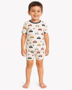 Cars 2 Piece Pajama Set, Short Sleeve Short Pants