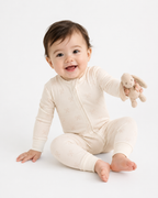 Bows Onesie, Foldover Feet, Long Sleeve Long Pants
