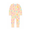 Popsicles Onesie, Foldover Feet, Long Sleeve Long Pants