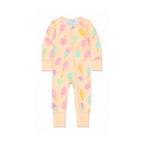 Popsicles Onesie, Foldover Feet, Long Sleeve Long Pants