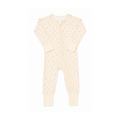 Tiny Floral Onesie, Foldover Feet, Long Sleeve Long Pants